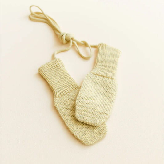 mittens fiza (6mnd.-2jr.), light yellow - HVID