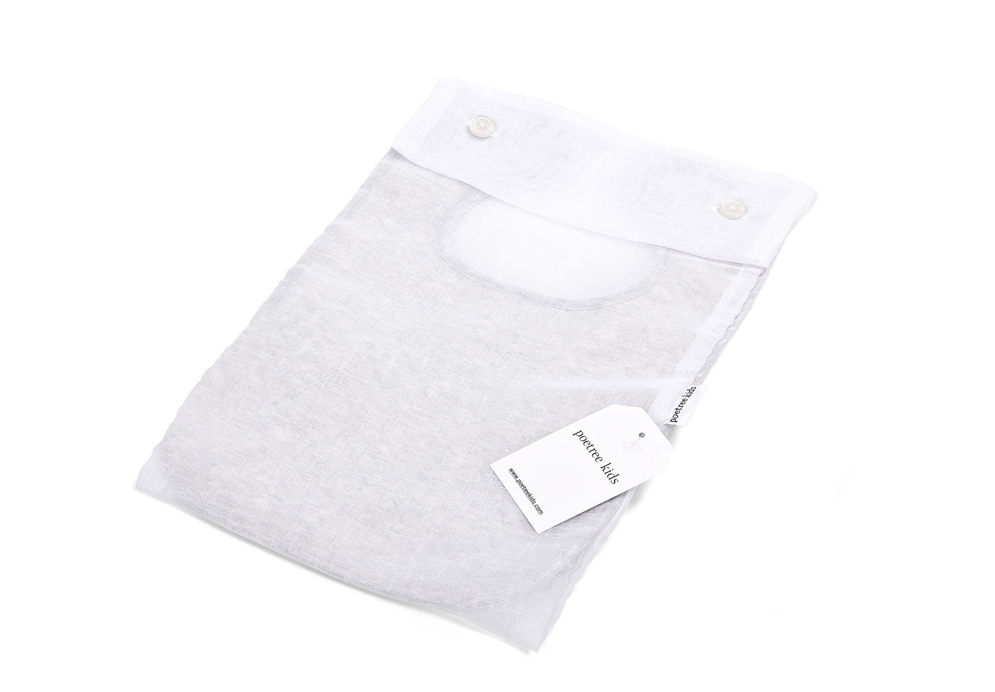 eetslab, chevron light grey melange - POETREE KIDS