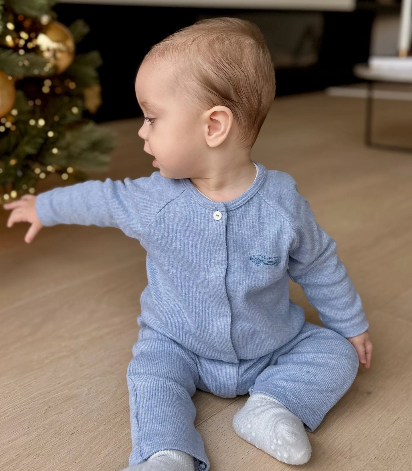 babypak ollie, denim blue - POETREE KIDS