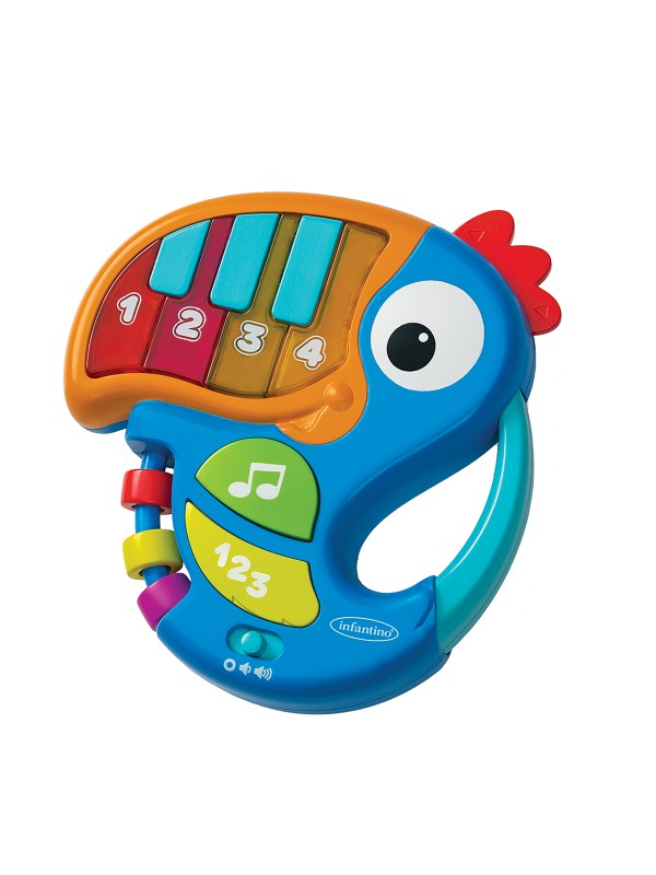 activiteitenspeelgoed, piano & numbers toucan – INFANTINO