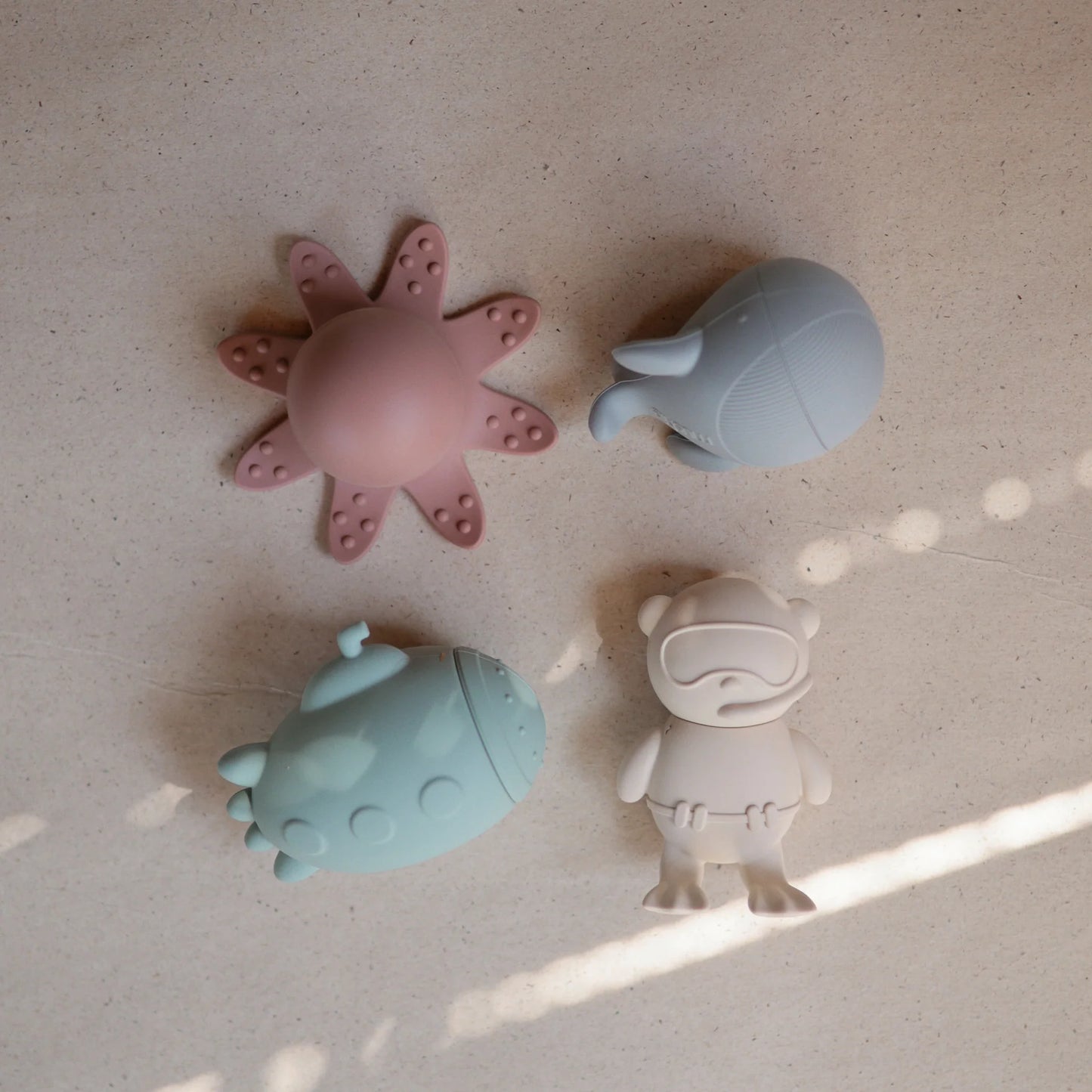 badspeelgoed 4-pack, sealife - MUSHIE