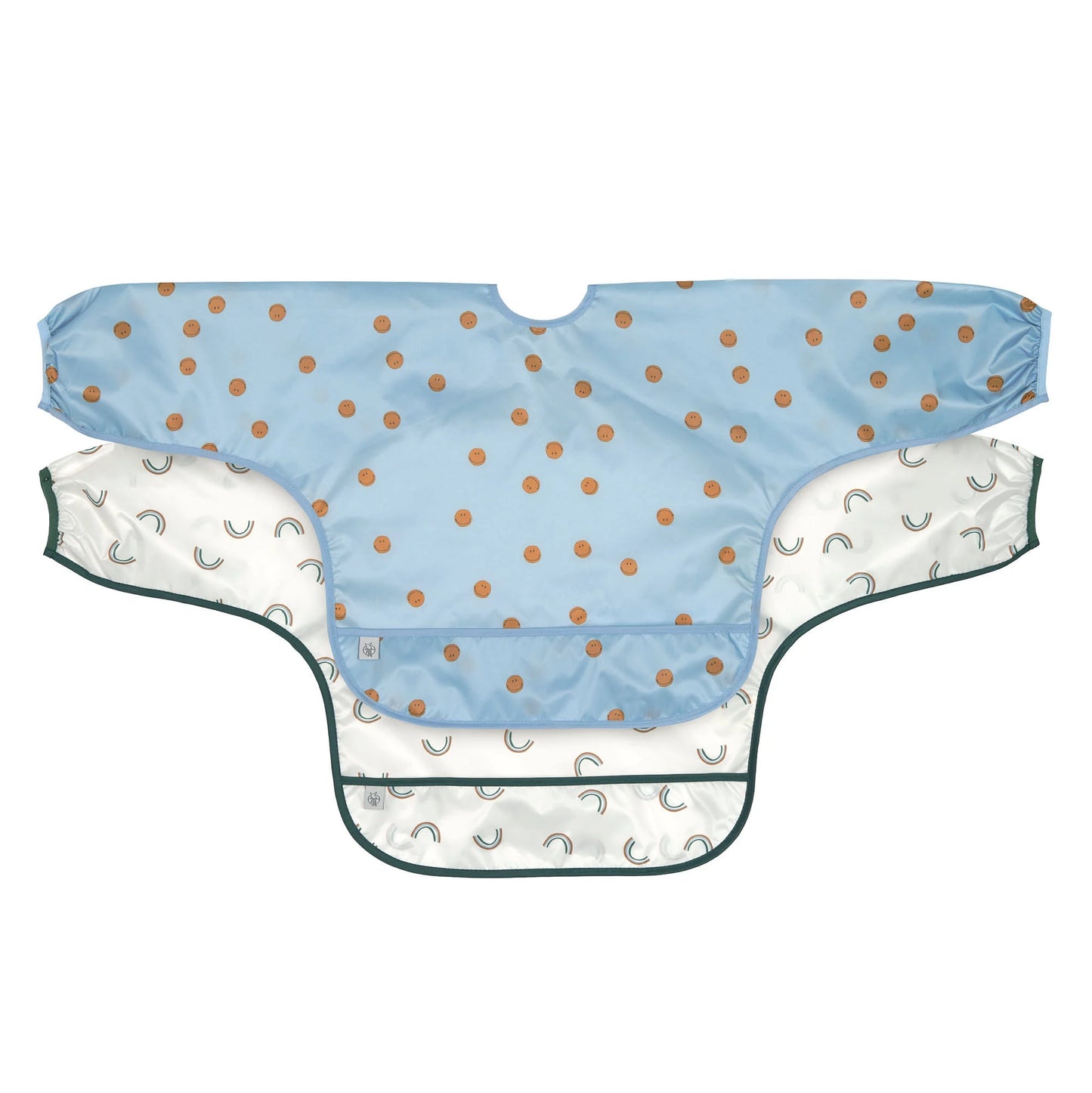 afwasbare slab happy rascals, smile sky blue - LÄSSIG