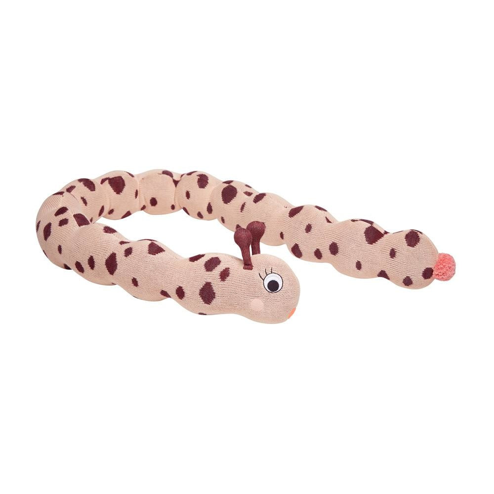 knuffel miss lala larva, blush/woodchuck - OYOY