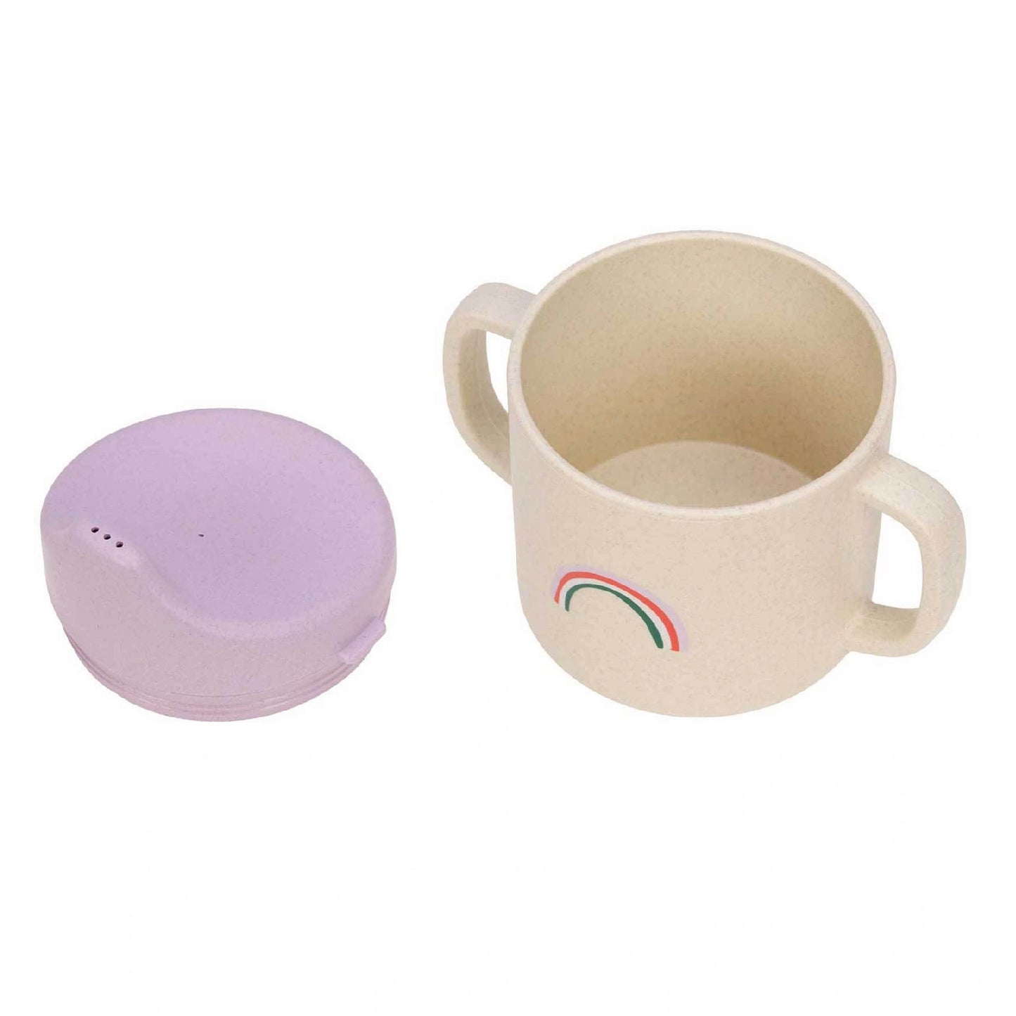 drinkbeker, happy rascals heart lavender - LÄSSIG