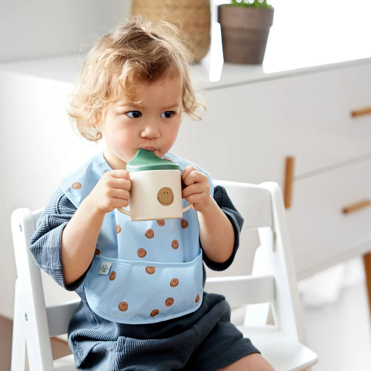 drinkbeker, happy rascals smile green - LÄSSIG