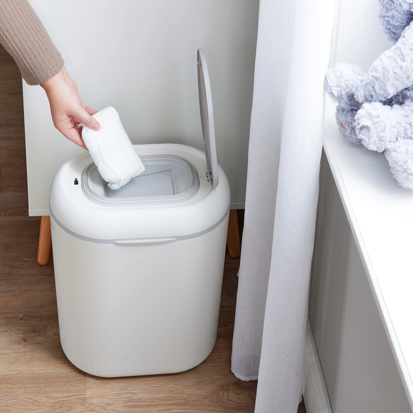 luieremmer eco touch, wit - SHNUGGLE