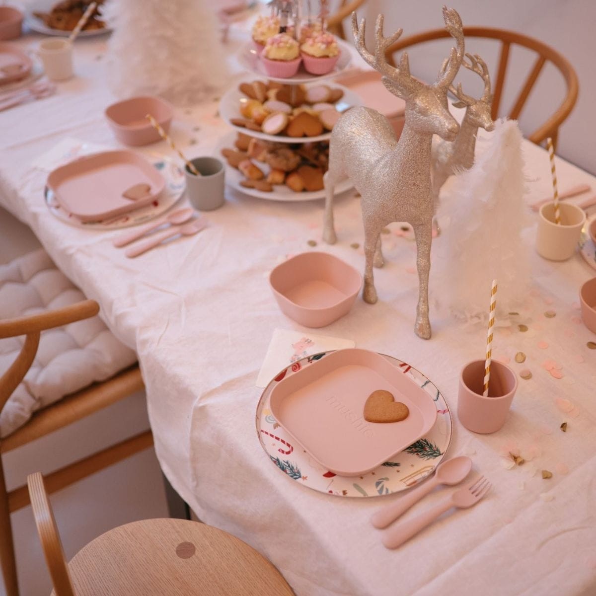 drinkbeker set, blush - MUSHIE