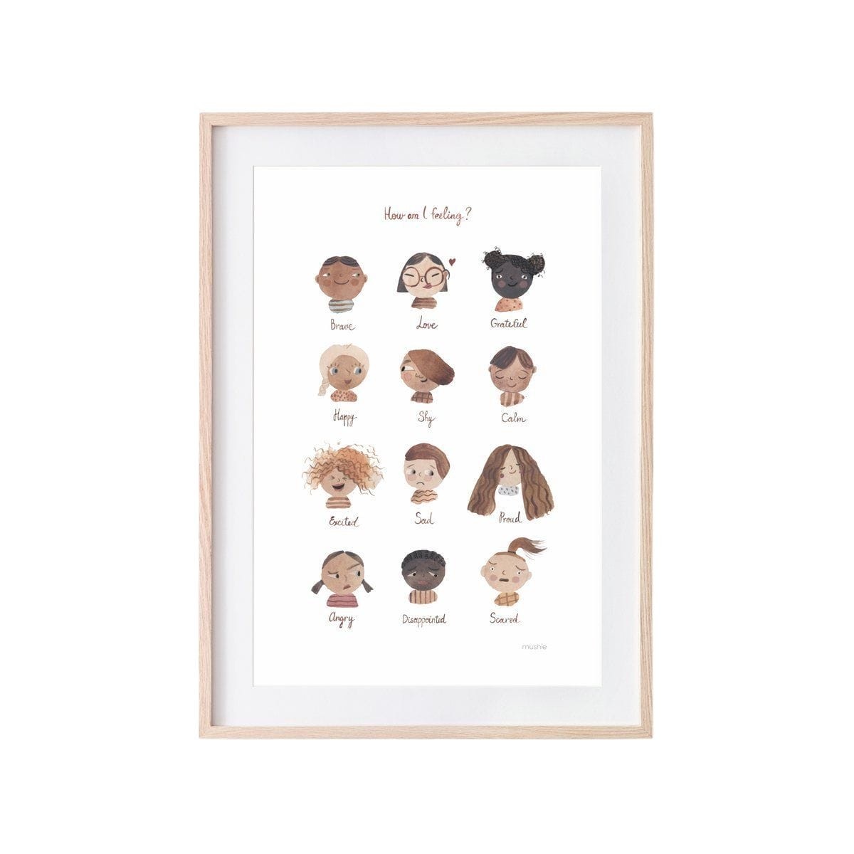 poster feelings L - MUSHIE