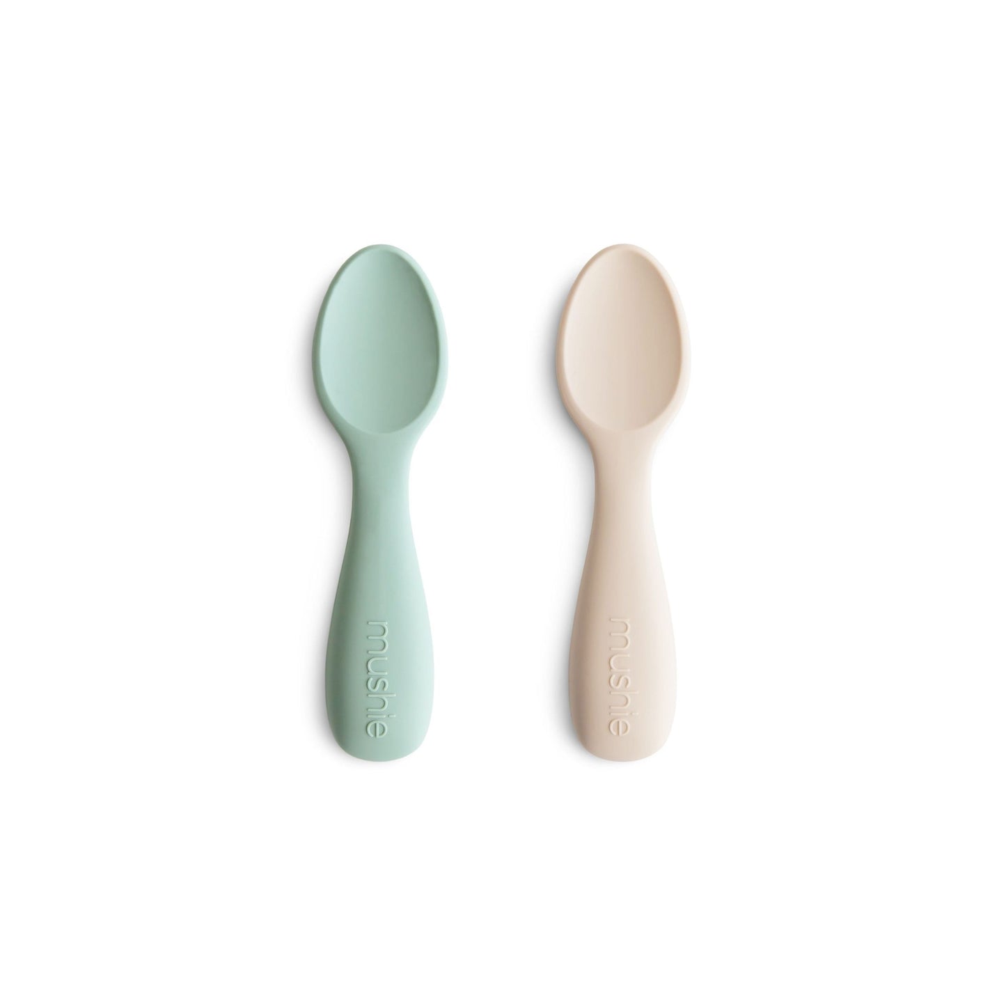 set eetlepels, cambridge blue/shifting sand, 2de leeftijd - MUSHIE