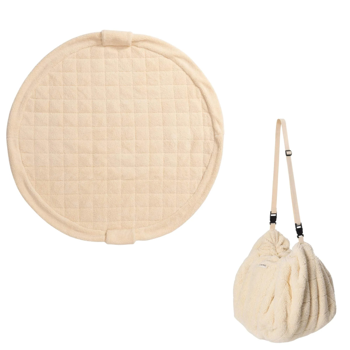 opbergzak/speelmat noomad soft, oak teddy - PLAY & GO