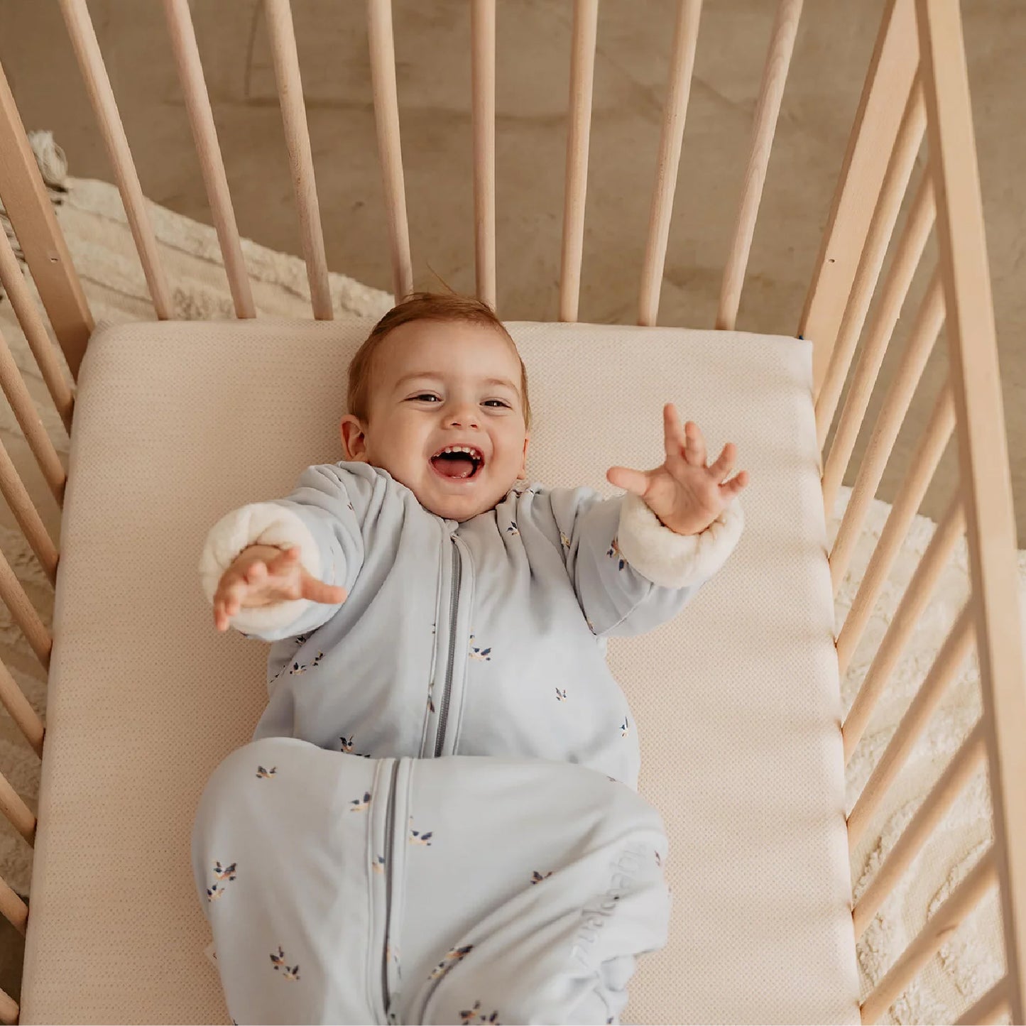 slaapzak 4 seizoenen, chirping birds, 6 m. - 2,5 j. - PUCKABABY