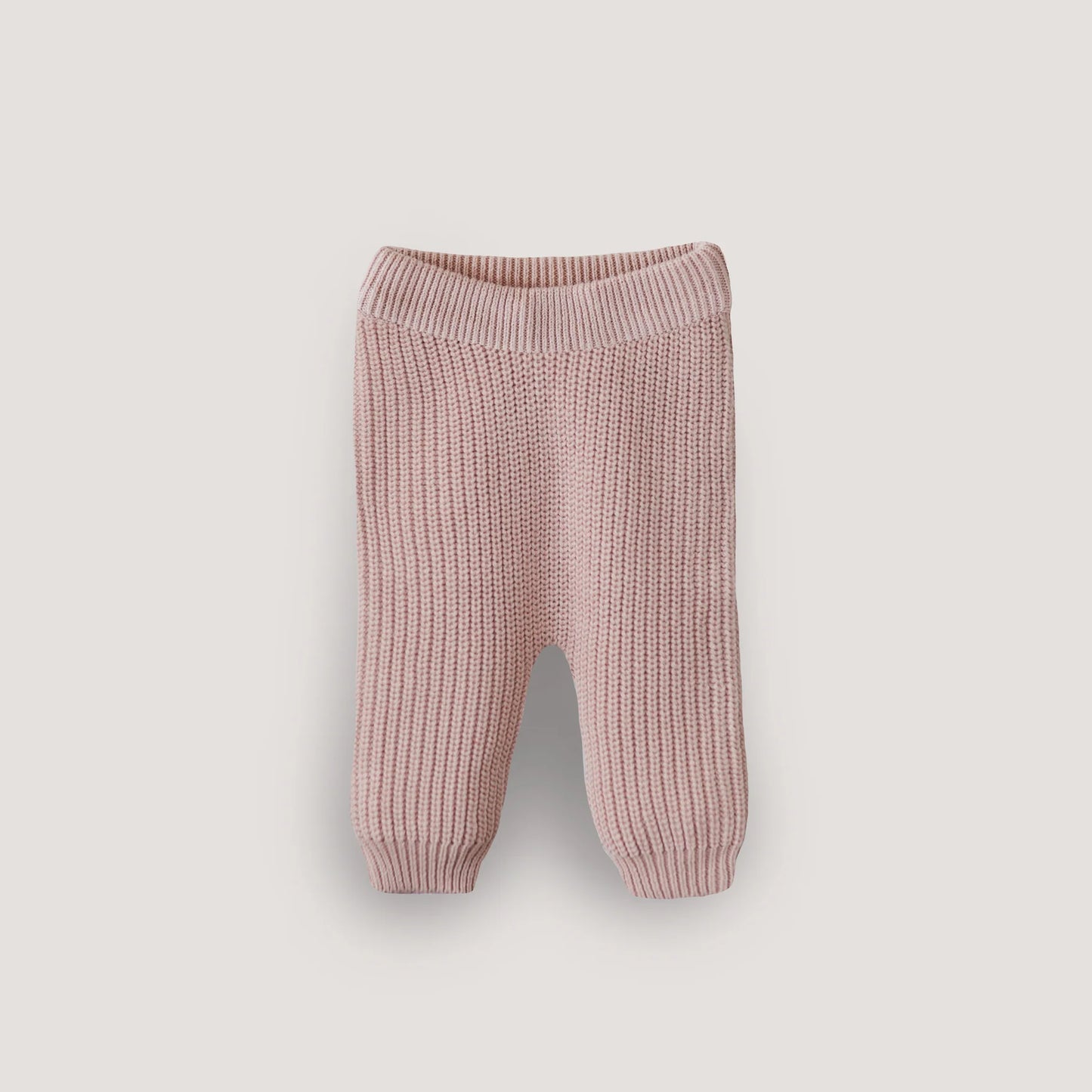 broek chunky knit, blush - MUSHIE
