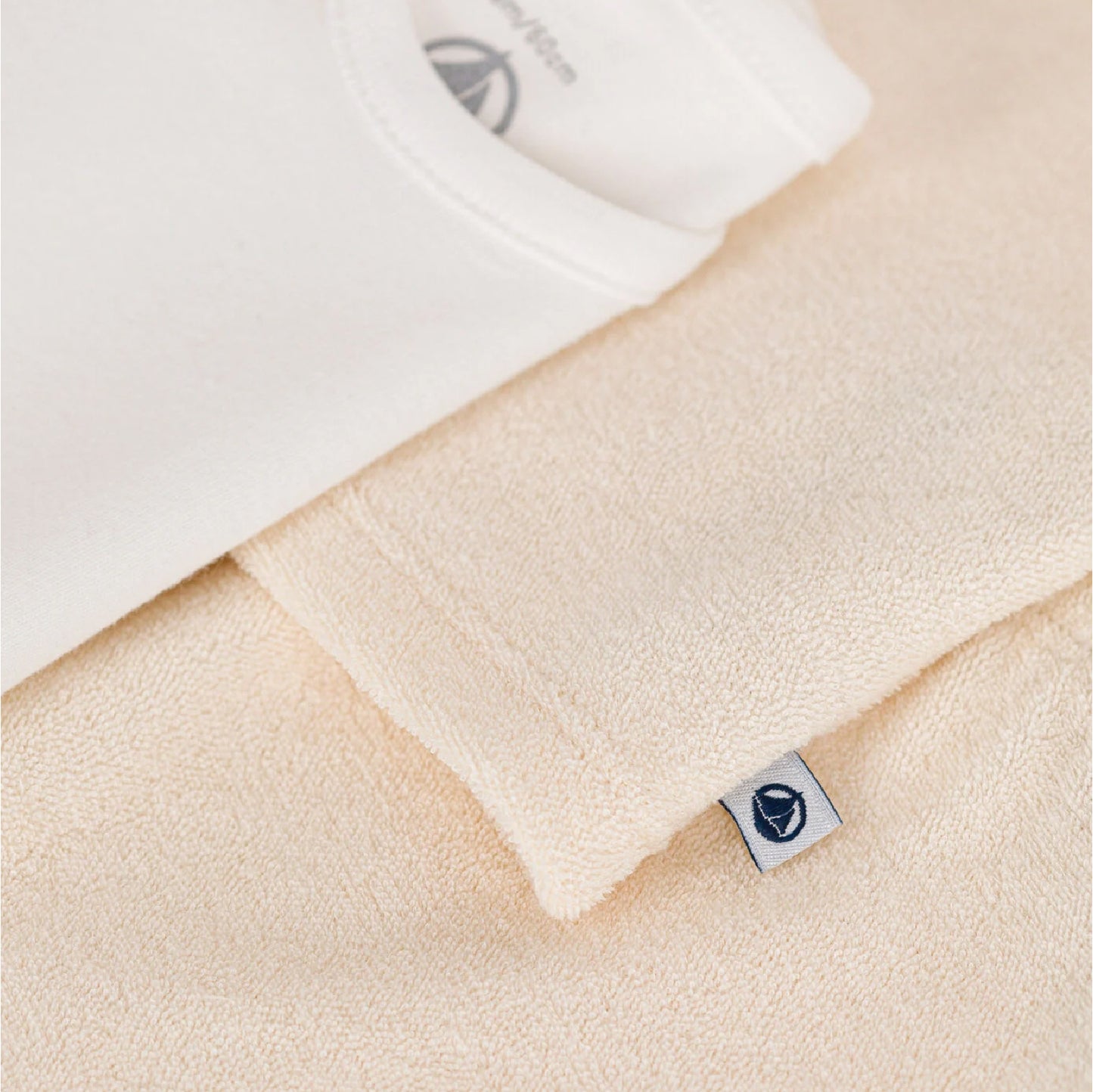 ensemble badstof, 3 stuks, beige - PETIT BATEAU