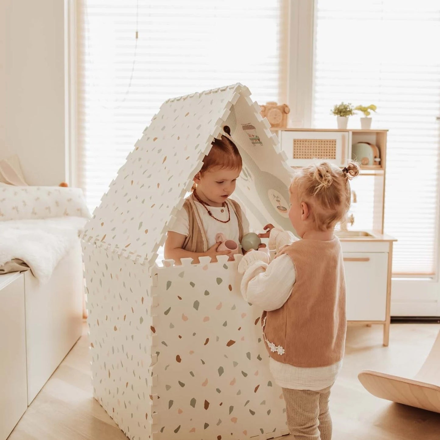 puzzelmat eevaa, village/terrazzo - PLAY & GO