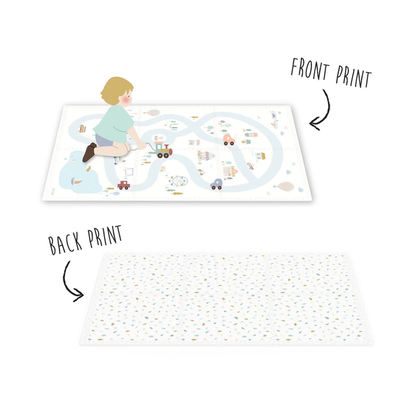 puzzelmat eevaa, village/terrazzo - PLAY & GO