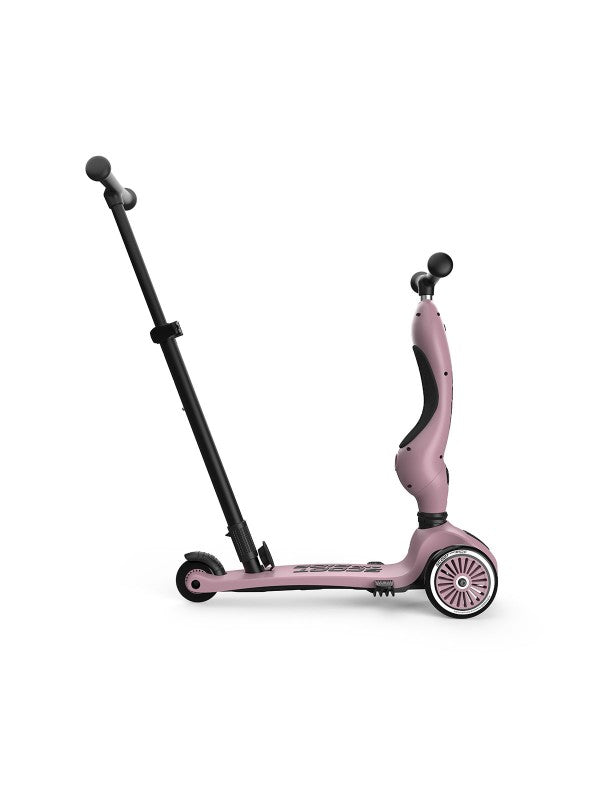 fiets/step highgwaykick 1 push & go, wildberry - SCOOT & RIDE
