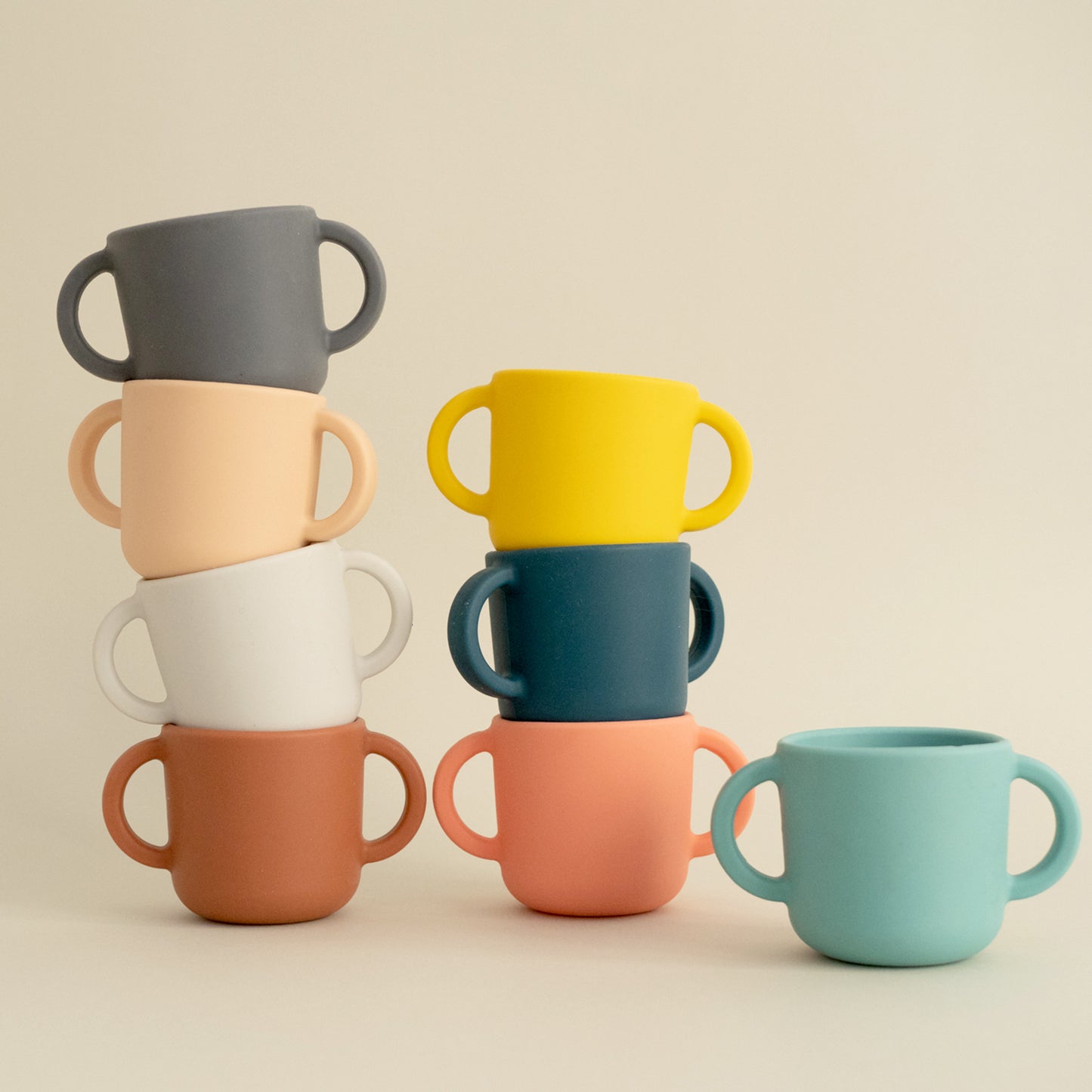 drinkbeker set, mimosa/coral - EKOBO