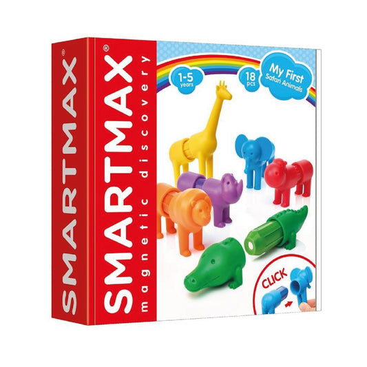 magnetisch speelgoed 'my first', safari animals - SMARTMAX