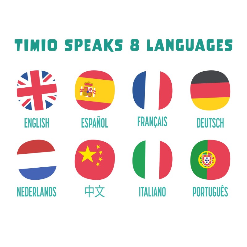 audio- en muziekspeler, woorden/talen/getallen - TIMIO