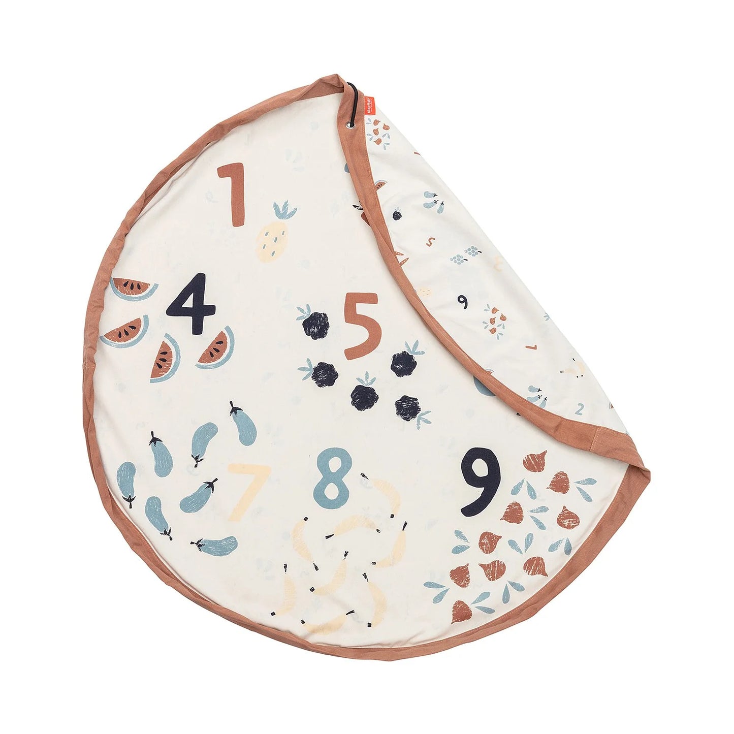 opbergzak/speelmat activity, veggie numbers - PLAY & GO