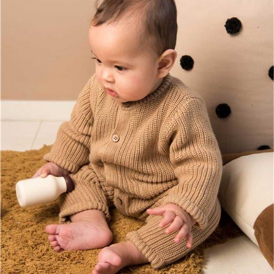 jumpsuit gebreid, cornstalk - BLA BLA BLA