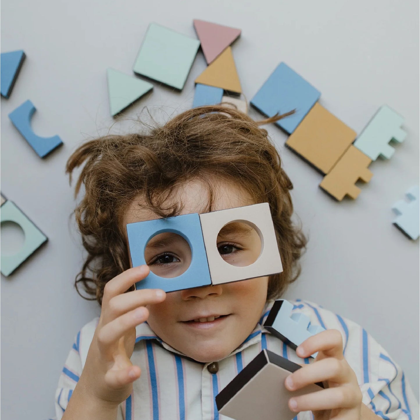 magnetisch speelgoed, 54 foam blocks - MOES