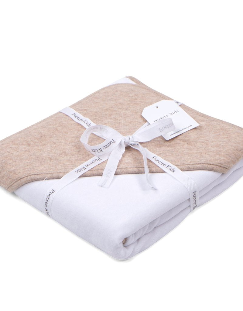 wikkeldeken, chevron light camel - POETREE KIDS