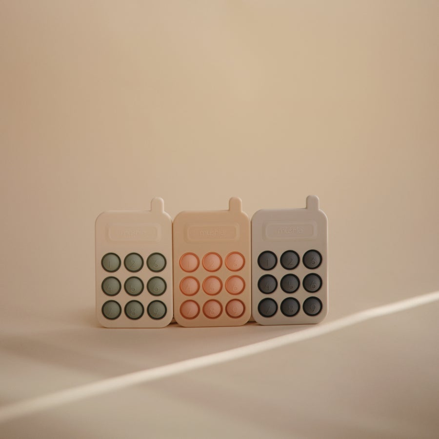 press toy telephone, blush - MUSHIE