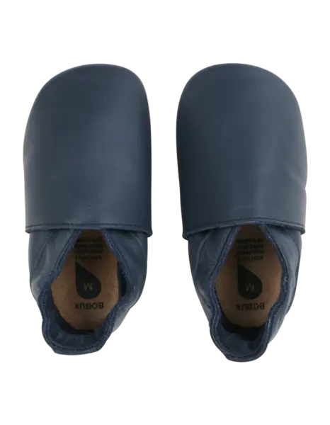 schoentjes soft soles simple, navy - BOBUX