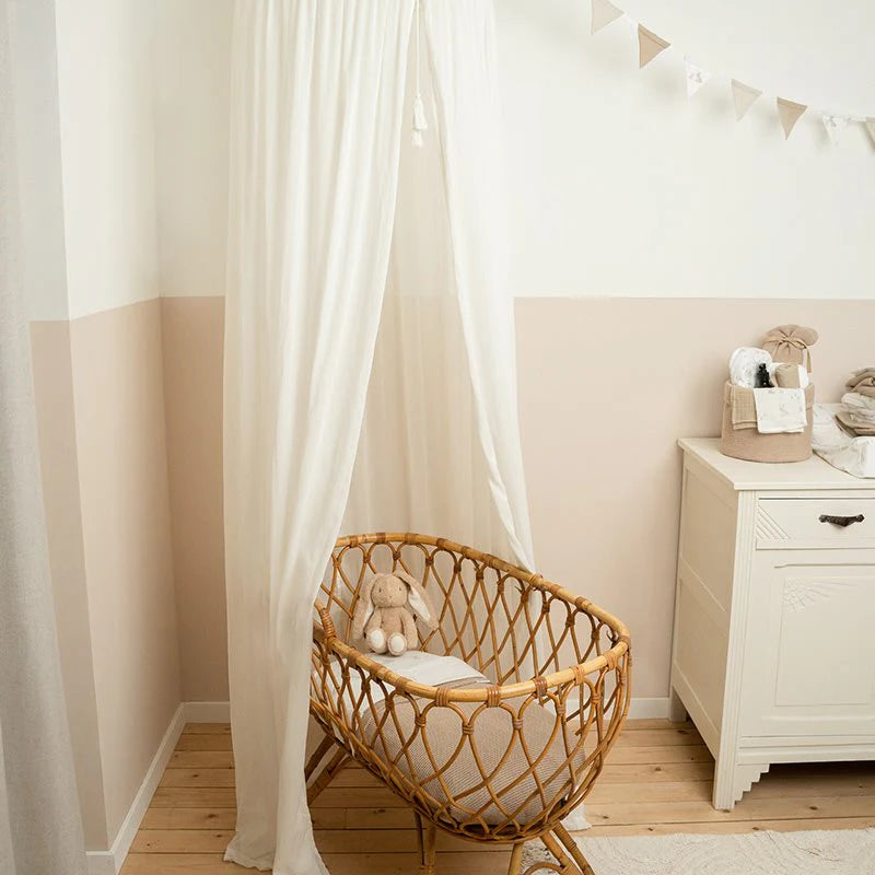 klamboe hydrofiel, soft white - LITTLE DUTCH