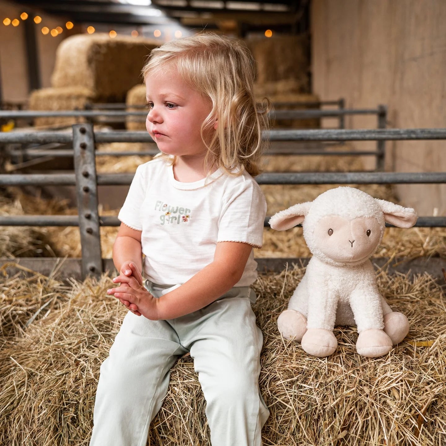 knuffeldier schaap, 25 cm – LITTLE DUTCH
