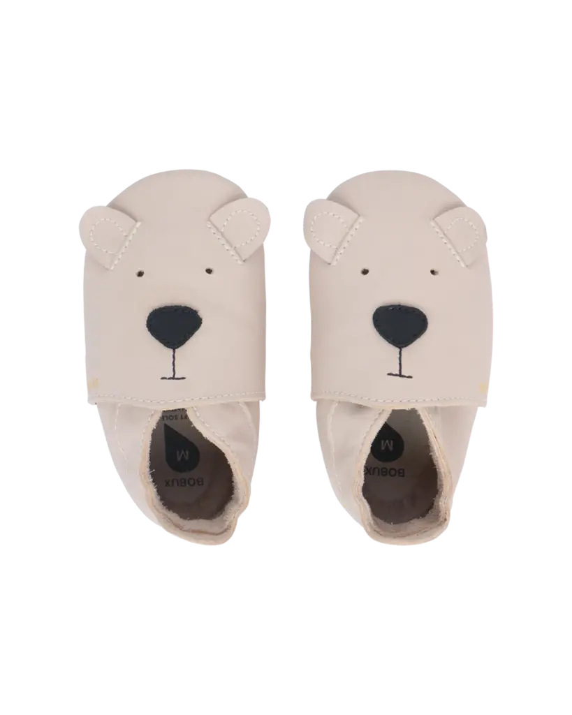 schoentjes soft soles cub, milk - BOBUX