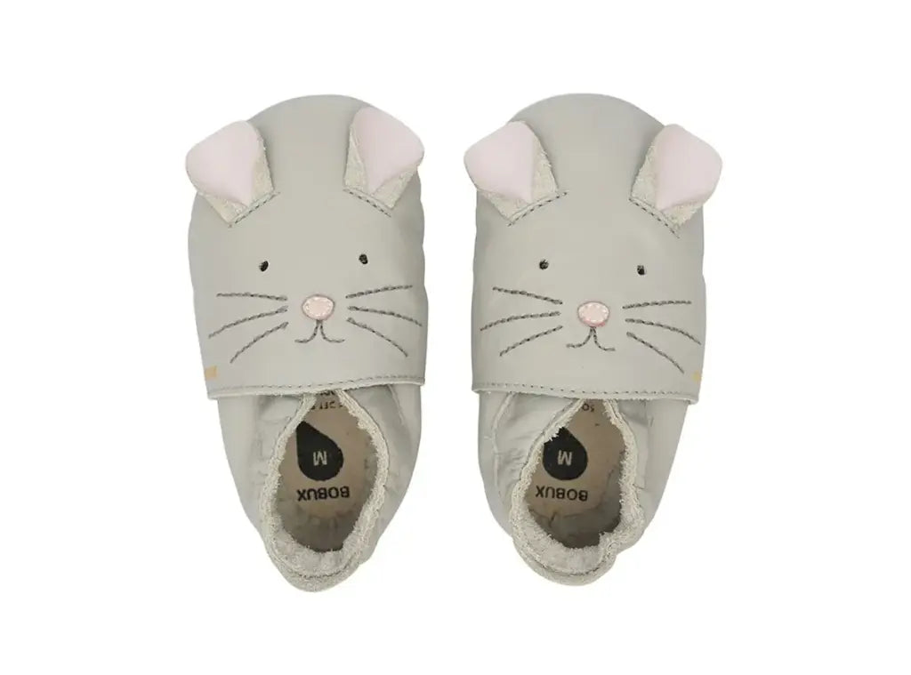 schoentjes soft soles squeek, light grey - BOBUX