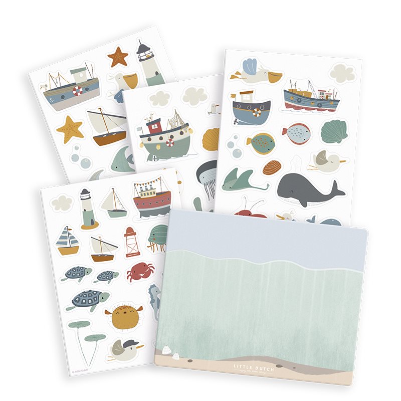 raamstickers, sailors bay - LITTLE DUTCH
