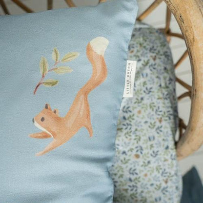 dekbedovertrek ledikant forest friends, blauw – LITTLE DUTCH