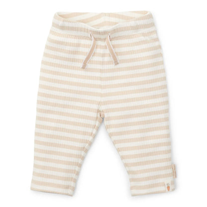 legging stripe, off white/sand - LITTLE DUTCH