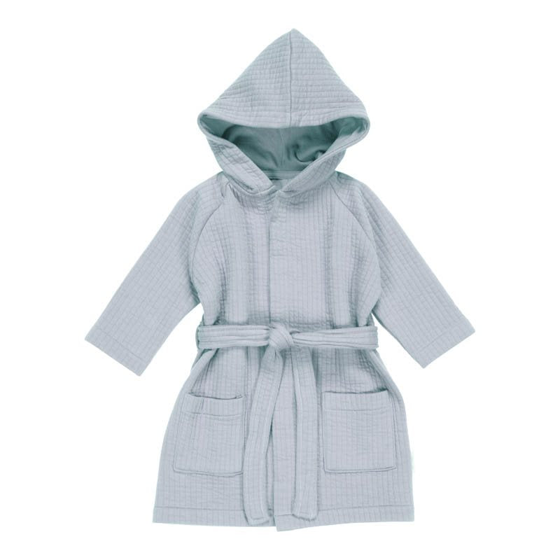 badjas pure, soft blue, 98/104 - LITLLE DUTCH