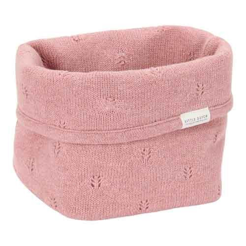 commodemandje gebreid klein, blush - LITTLE DUTCH
