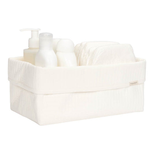 commodemandje groot pure, soft white - LITTLE DUTCH