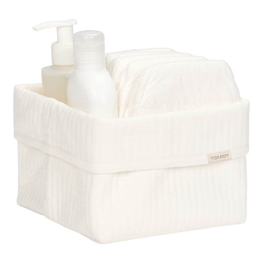 commodemandje klein pure, soft white - LITTLE DUTCH