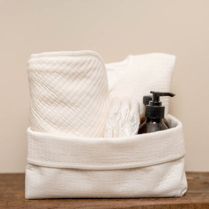commodemandje klein pure, soft white - LITTLE DUTCH