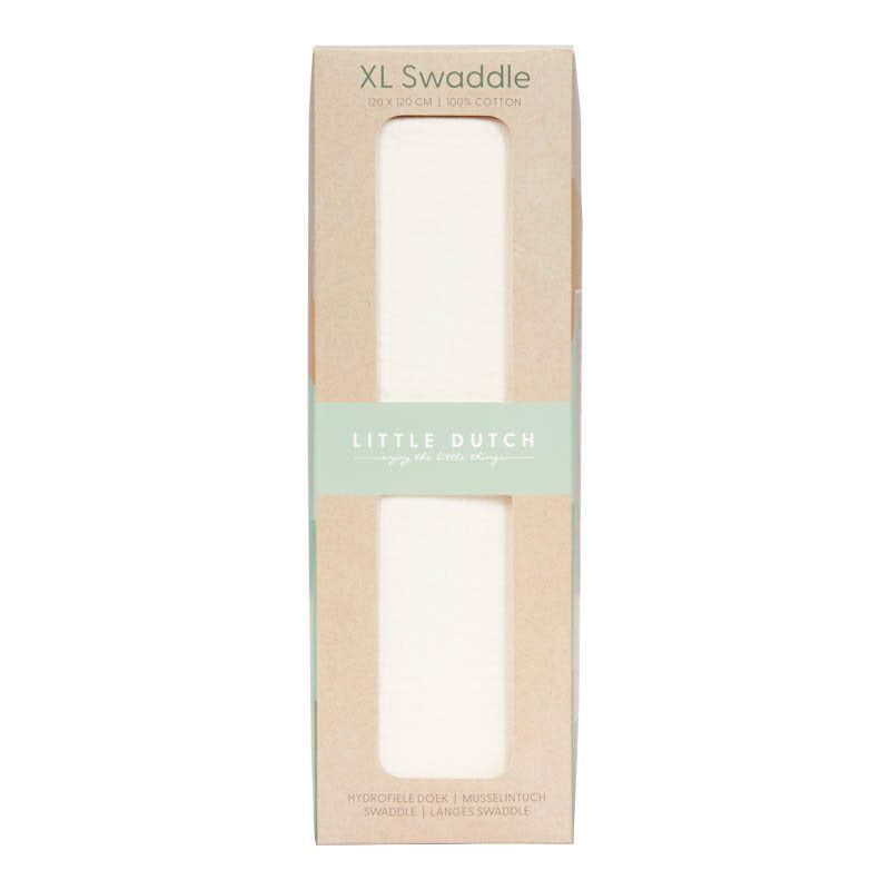inbakerdoek pure, soft white – LITTLE DUTCH