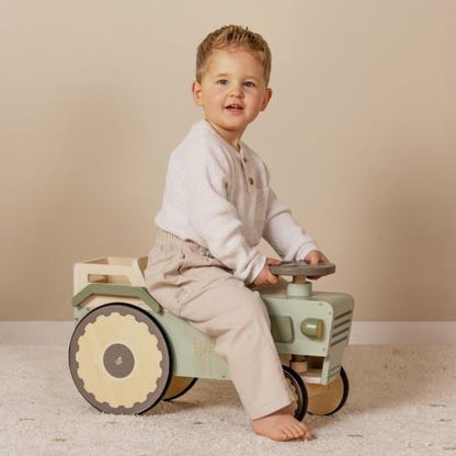 loopauto little farm, groen - LITTLE DUTCH