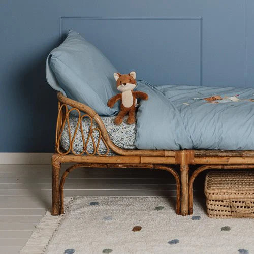 tapijt stippen, blauw - LITTLE DUTCH