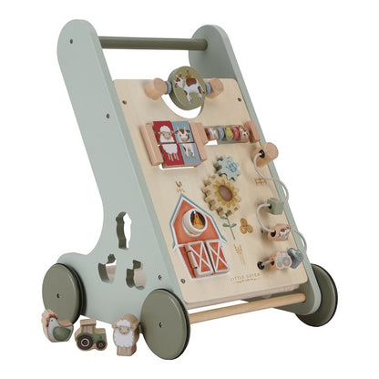 activiteitenspeelgoed loopwagen, little farm - LITTLE DUTCH