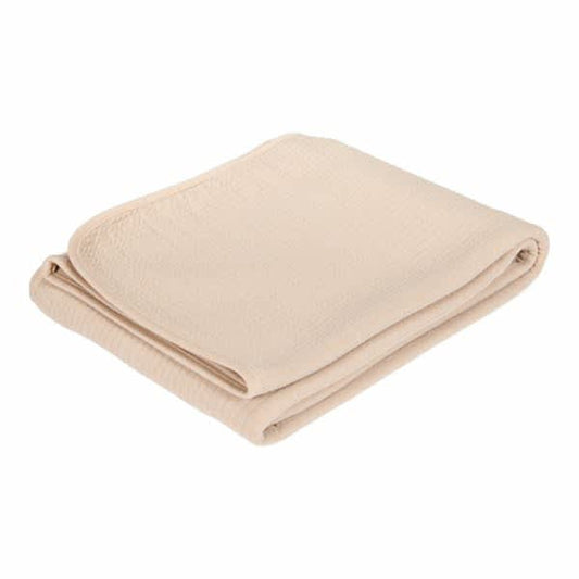 wiegdeken zomer pure, beige - LITTLE DUTCH