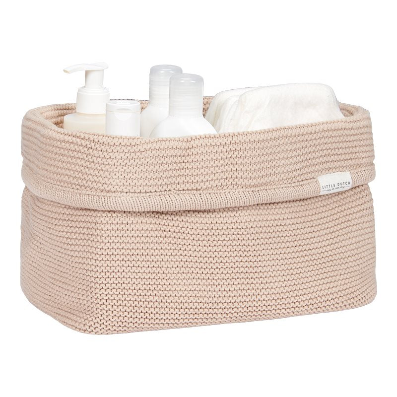 commodemandje gebreid groot, beige - LITTLE DUTCH