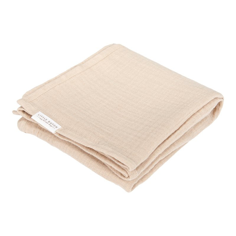 inbakerdoek pure, beige - LITTLE DUTCH