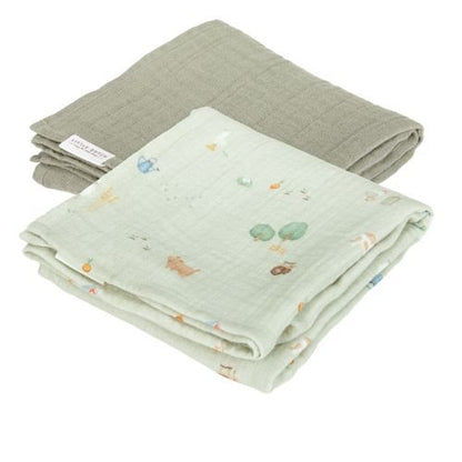 verzorgingsdoek, 2-pack, little farm – LITTLE DUTCH
