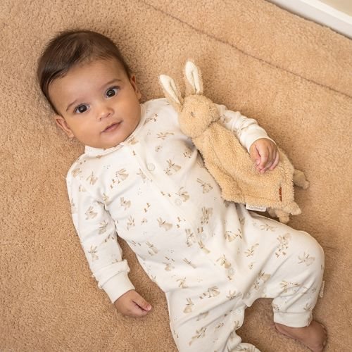 knuffeldoekje konijn, baby bunny - LITTLE DUTCH
